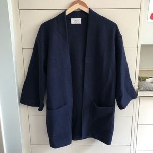 Wilfred Wool Open Front Coat